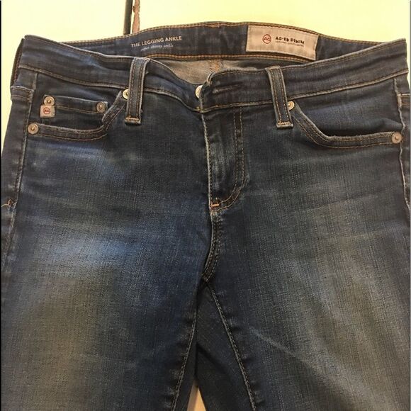 AG size 25 super skinny ankle jeans blue - Picture 3 of 5